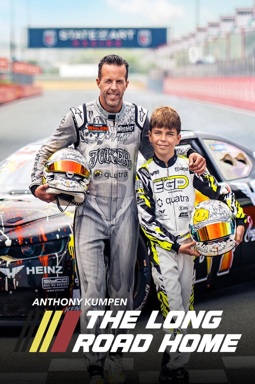 Poster for Anthony Kumpen: The Long Road Home, a VTM series produced by Culture Crush